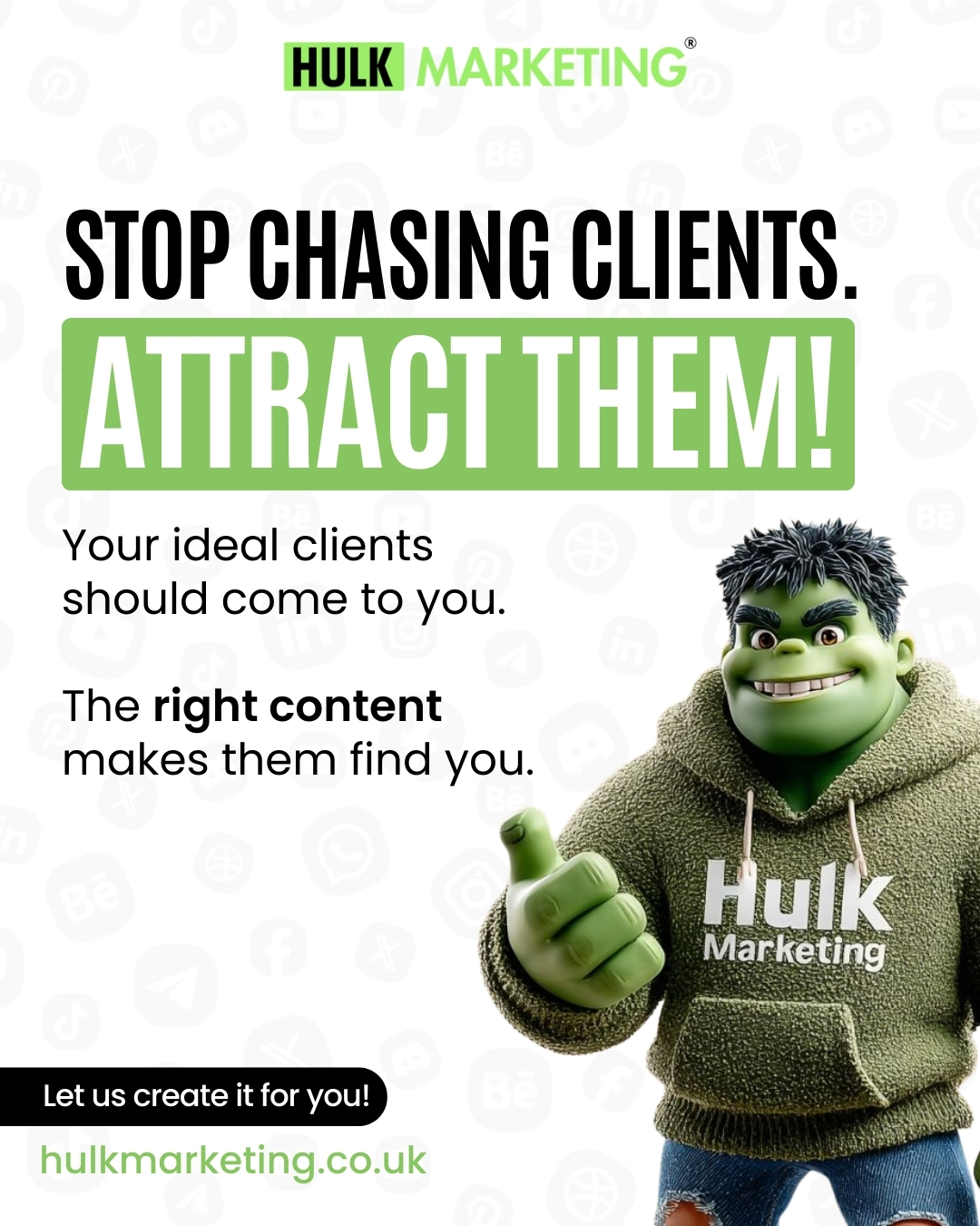 Hulk Marketing — Social Media Posts
