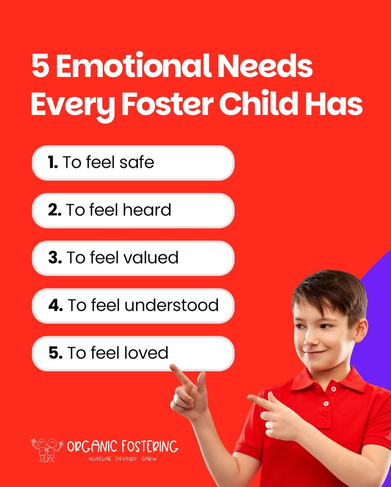 Organic Fostering — Social Media Posts