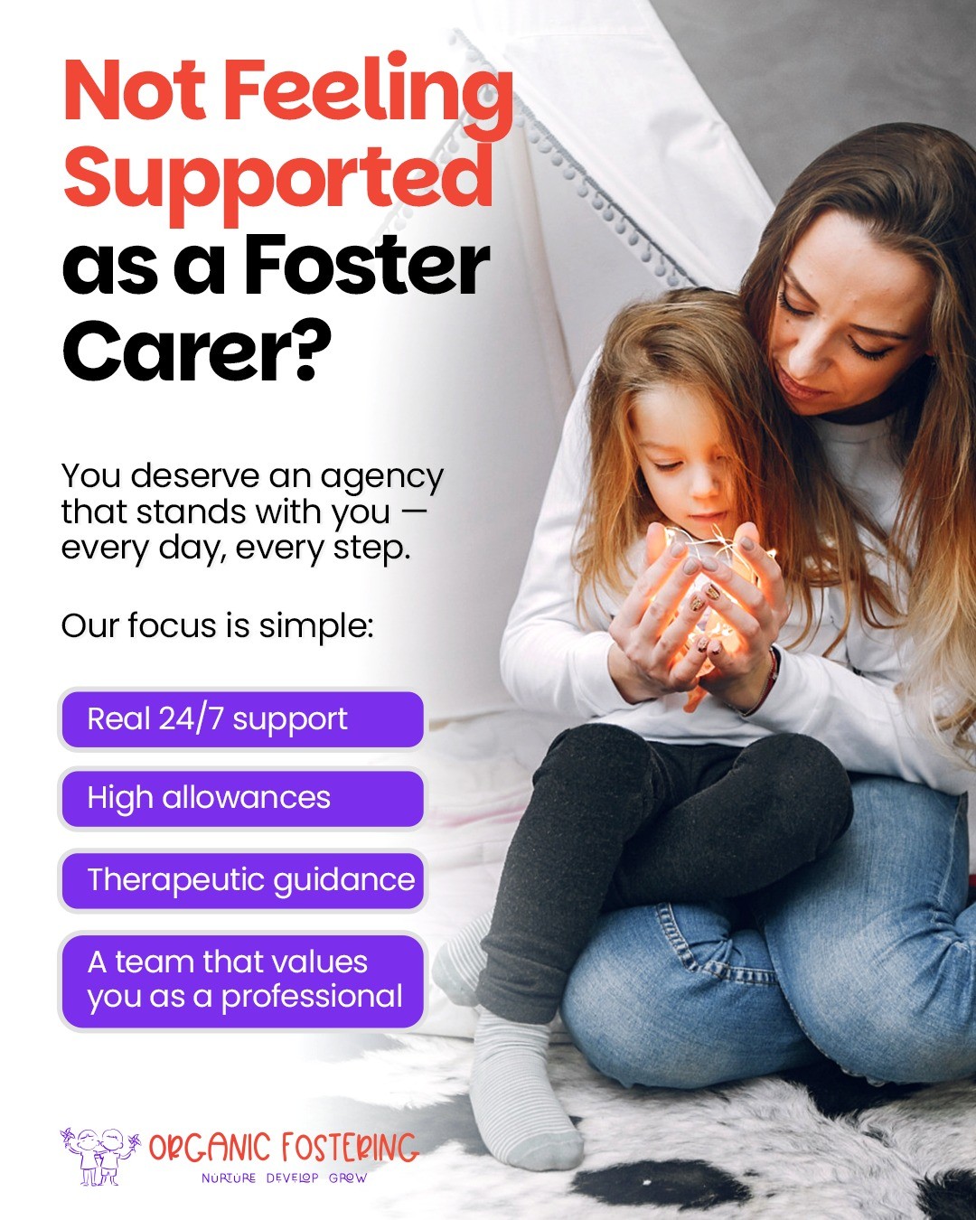 Organic Fostering — Social Media Posts